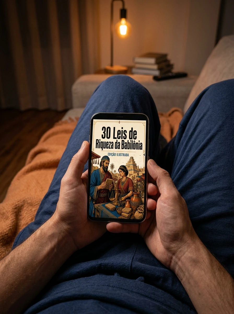 Leitura do livro pelo celular
