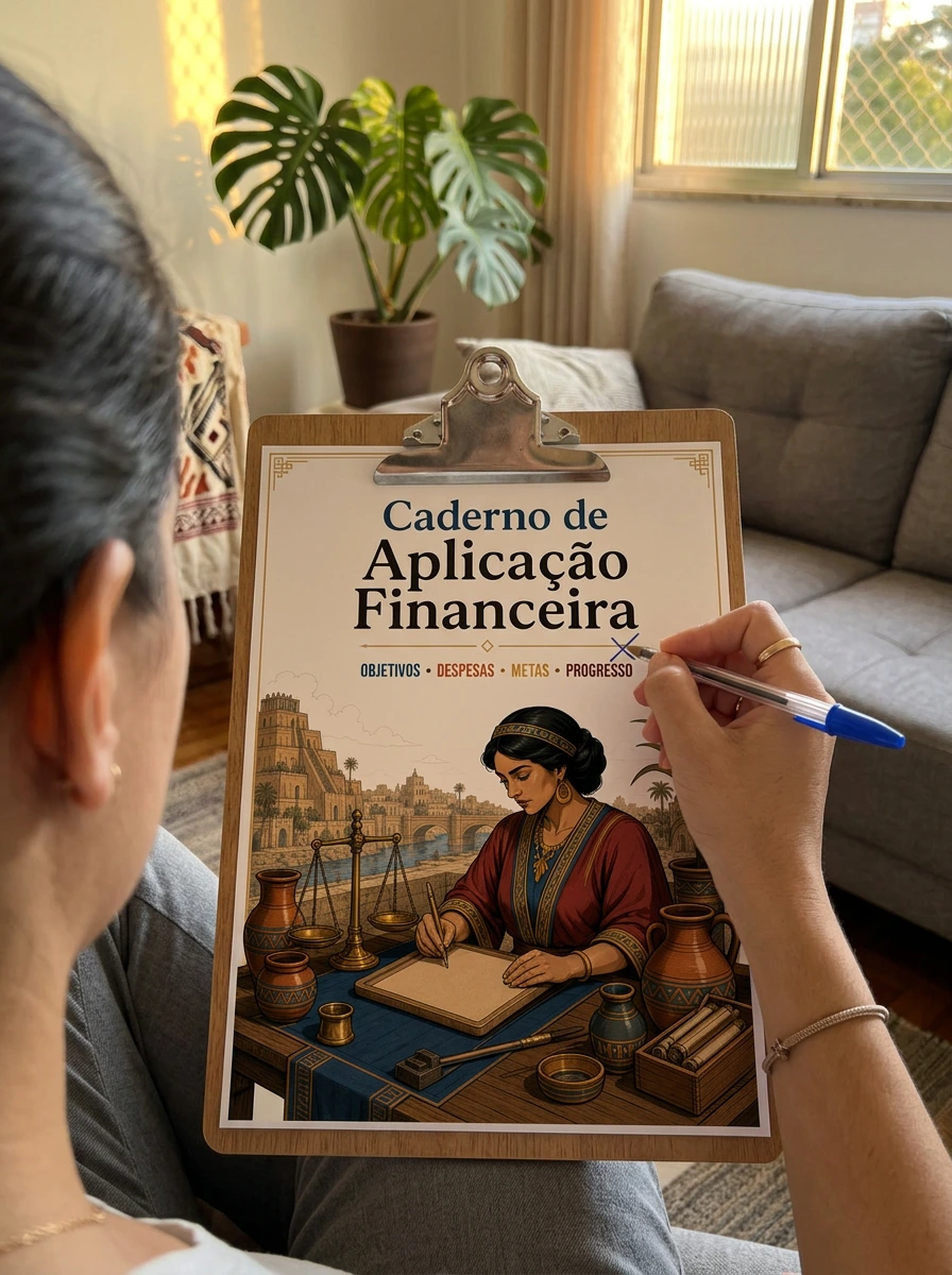 Uso do Caderno de Aplicação Financeira